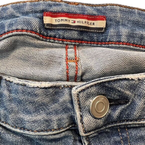 Tommy relaxed mom style size 8 boyfriend cut denim capris - Picture 9 of 16